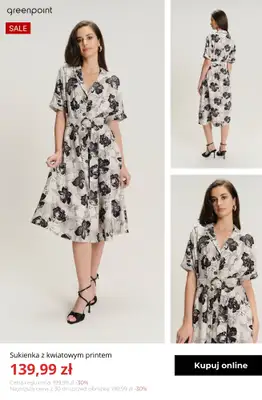 Greenpoint - gazetka promocyjna Sukienki z wyprzedaży od wtorku 31.03  - strona 3