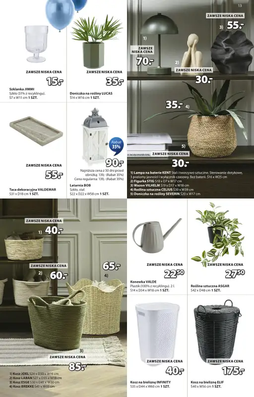 Jysk - gazetka promocyjna Świętujemy urodziny od środy 08.04 do niedzieli 26.04 - strona 13