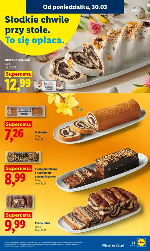 Lidl - gazetka promocyjna Oferta od poniedziałku od poniedziałku 30.03 do środy 01.04 - strona 33