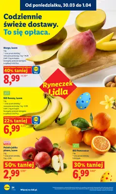 Lidl - gazetka promocyjna Oferta od poniedziałku od poniedziałku 30.03 do środy 01.04 - strona 24