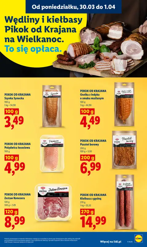 Lidl - gazetka promocyjna Oferta od poniedziałku od poniedziałku 30.03 do środy 01.04 - strona 43