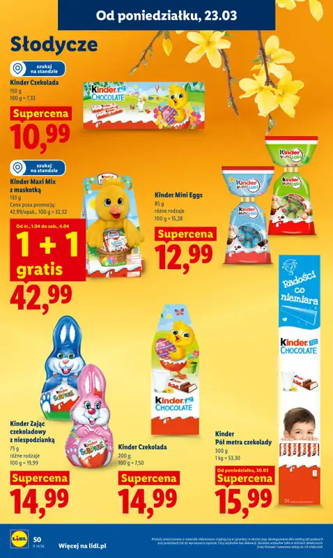 Lidl - gazetka promocyjna Oferta od poniedziałku od poniedziałku 30.03 do środy 01.04 - strona 52