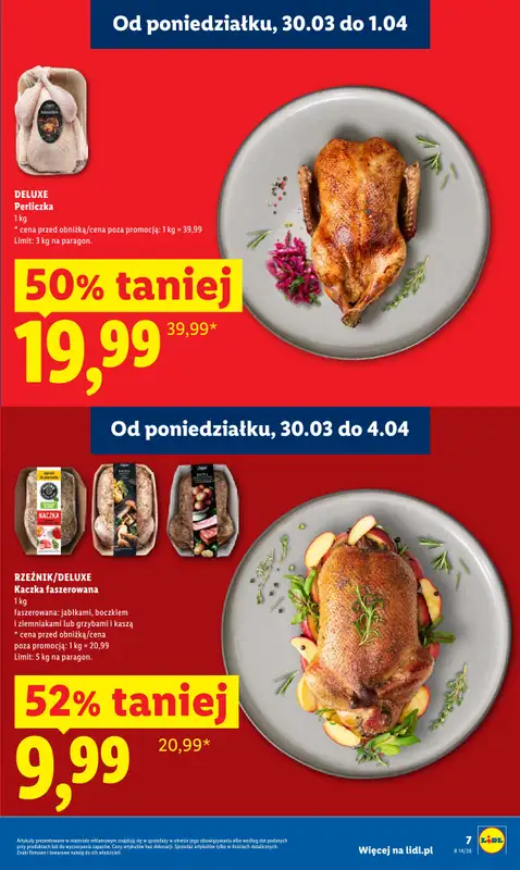 Lidl - gazetka promocyjna Oferta od poniedziałku od poniedziałku 30.03 do środy 01.04 - strona 7