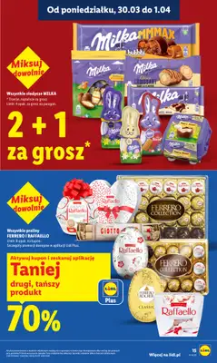 Lidl - gazetka promocyjna Oferta od poniedziałku od poniedziałku 30.03 do środy 01.04 - strona 15