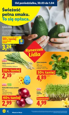 Lidl - gazetka promocyjna Oferta od poniedziałku od poniedziałku 30.03 do środy 01.04 - strona 26