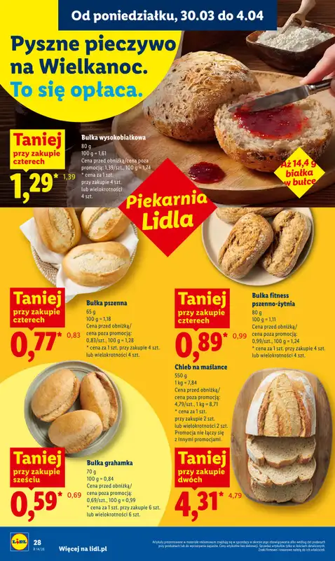 Lidl - gazetka promocyjna Oferta od poniedziałku od poniedziałku 30.03 do środy 01.04 - strona 28
