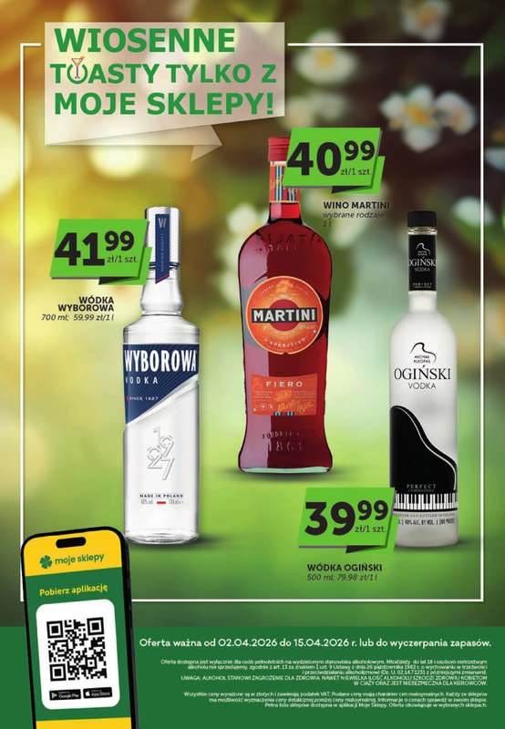 Euro Sklep - gazetka promocyjna Oferta alkoholowa  do środy 15.04