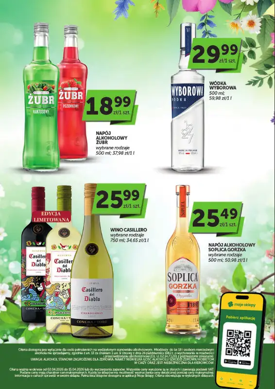 Euro Sklep - gazetka promocyjna Gazetka alkoholowa  do środy 15.04 - strona 2