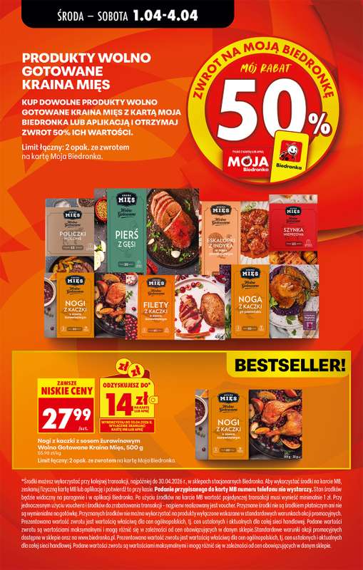 Biedronka - gazetka promocyjna Od środy od środy 01.04 do środy 08.04 - strona 77