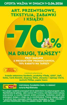 Biedronka - gazetka promocyjna Gazetka od środy 01.04 do środy 08.04 - strona 74