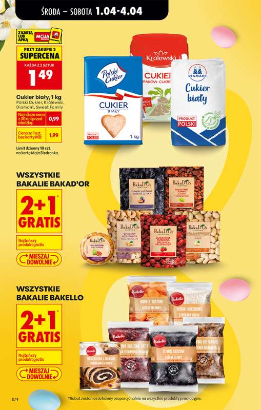 Biedronka - gazetka promocyjna Gazetka, Z ladą tradycyjną od środy 01.04 do środy 08.04 - strona 8