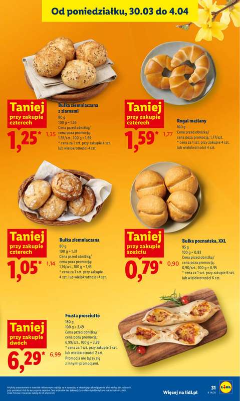 Lidl - gazetka promocyjna Oferta od czwartku od czwartku 02.04 do soboty 04.04 - strona 31