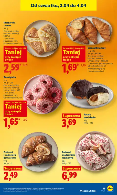 Lidl - gazetka promocyjna Oferta od czwartku od czwartku 02.04 do soboty 04.04 - strona 33