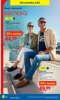 Lidl - gazetka promocyjna Oferta od czwartku od czwartku 02.04 do soboty 04.04 - strona 22