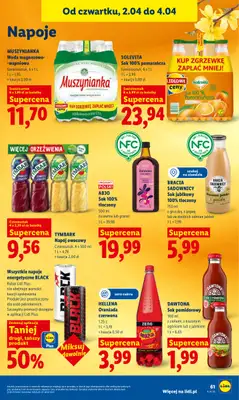 Lidl - gazetka promocyjna Oferta od czwartku od czwartku 02.04 do soboty 04.04 - strona 63