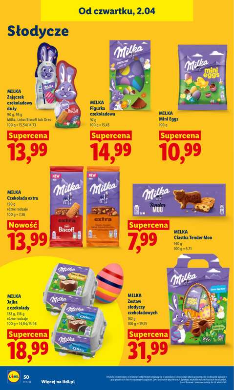 Lidl - gazetka promocyjna Oferta od czwartku od czwartku 02.04 do soboty 04.04 - strona 52