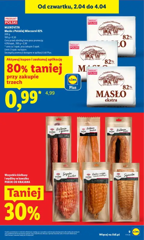 Lidl - gazetka promocyjna Oferta od czwartku od czwartku 02.04 do soboty 04.04 - strona 9