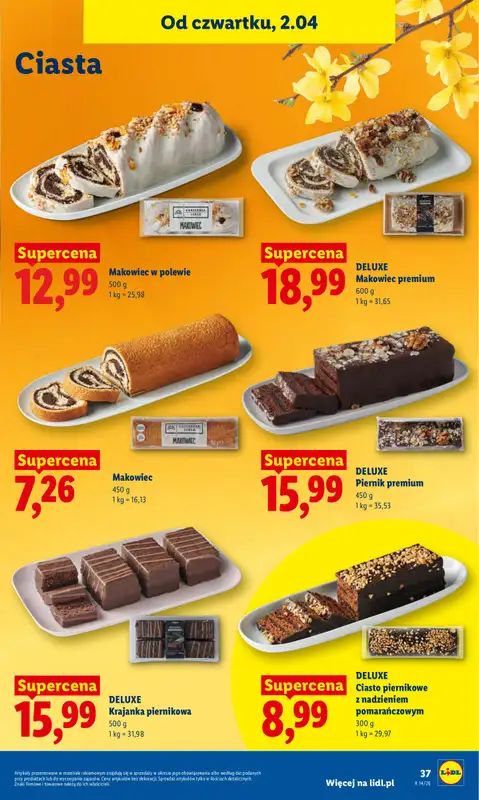 Lidl - gazetka promocyjna Oferta od czwartku od czwartku 02.04 do soboty 04.04 - strona 37