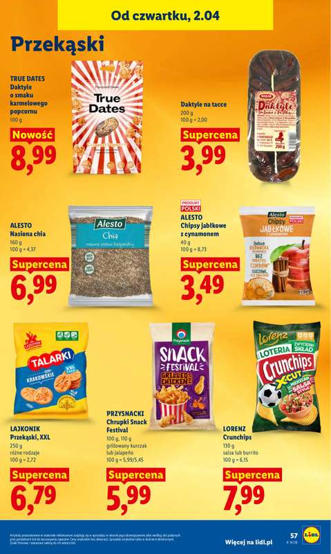 Lidl - gazetka promocyjna Oferta od czwartku od czwartku 02.04 do soboty 04.04 - strona 59