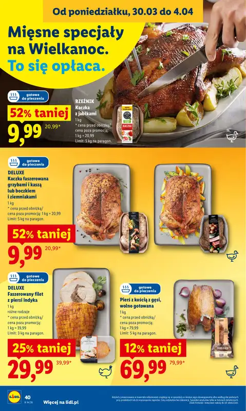 Lidl - gazetka promocyjna Oferta od czwartku od czwartku 02.04 do soboty 04.04 - strona 40