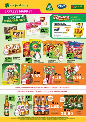 Groszek - gazetka promocyjna Gazetka Expressmarket  do środy 15.04