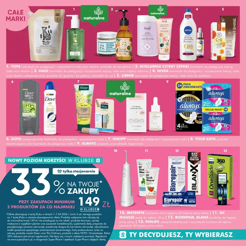 Super-Pharm - gazetka promocyjna Gazetka Dni Klubu od środy 01.04 do wtorku 07.04 - strona 4