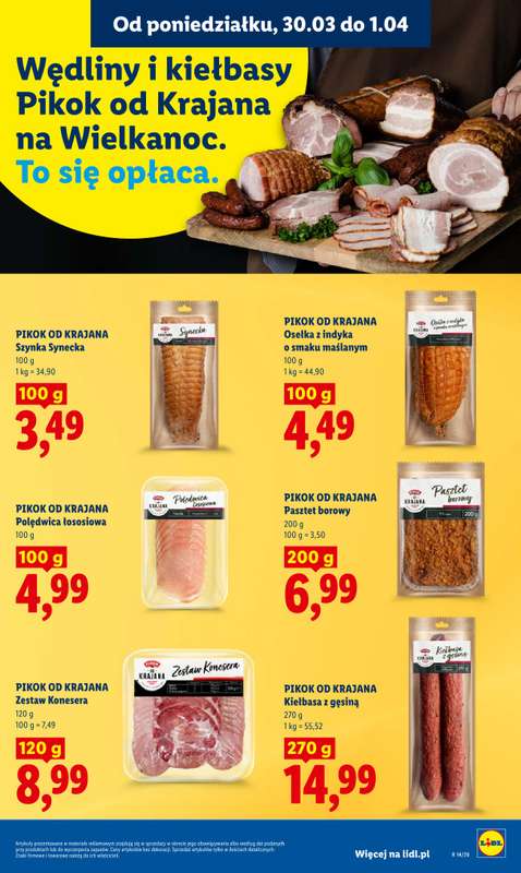 Lidl - gazetka promocyjna Oferta od poniedziałku od poniedziałku 30.03 do środy 01.04 - strona 43