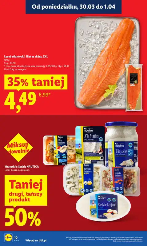 Lidl - gazetka promocyjna Oferta od poniedziałku od poniedziałku 30.03 do środy 01.04 - strona 10