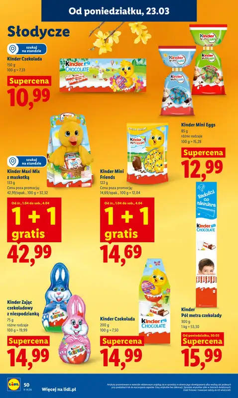Lidl - gazetka promocyjna Oferta od poniedziałku od poniedziałku 30.03 do środy 01.04 - strona 52