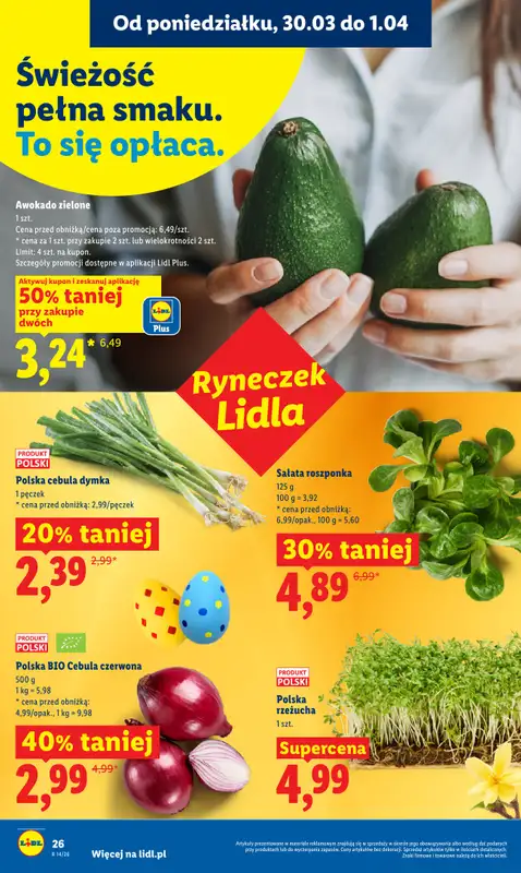 Lidl - gazetka promocyjna Oferta od poniedziałku od poniedziałku 30.03 do środy 01.04 - strona 26