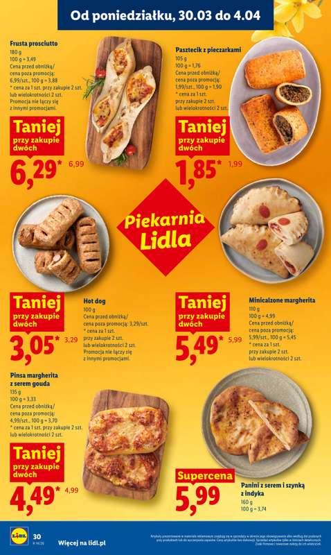 Lidl - gazetka promocyjna Oferta od poniedziałku od poniedziałku 30.03 do środy 01.04 - strona 30