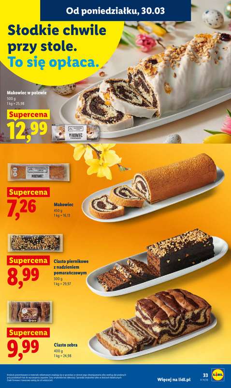 Lidl - gazetka promocyjna Oferta od poniedziałku od poniedziałku 30.03 do środy 01.04 - strona 33