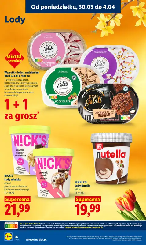 Lidl - gazetka promocyjna Oferta od poniedziałku od poniedziałku 30.03 do środy 01.04 - strona 58