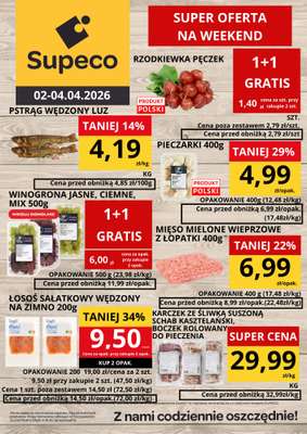 Supeco - gazetka promocyjna Super oferta na weekend od czwartku 02.04 do soboty 04.04