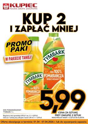 Kupiec - gazetka promocyjna Promopaki od środy 01.04 do wtorku 07.04 - strona 14