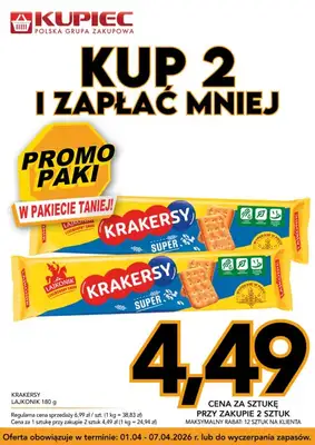 Kupiec - gazetka promocyjna Promopaki od środy 01.04 do wtorku 07.04 - strona 7