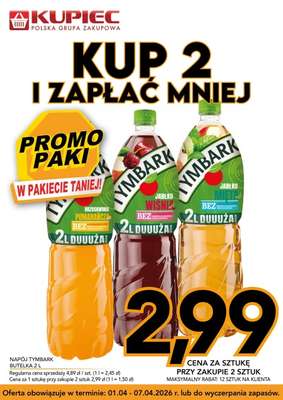 Kupiec - gazetka promocyjna Promopaki od środy 01.04 do wtorku 07.04 - strona 15