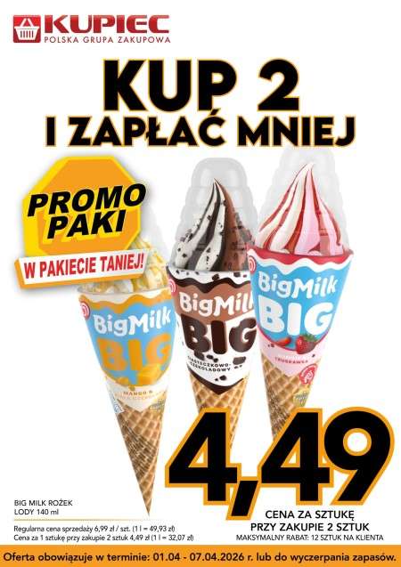 Kupiec - gazetka promocyjna Promopaki od środy 01.04 do wtorku 07.04 - strona 11