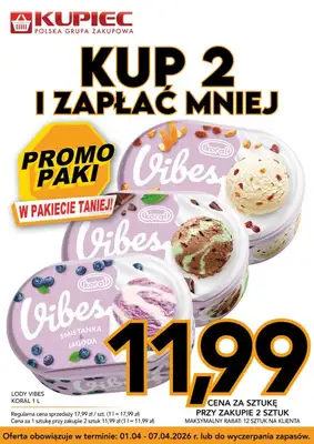 Kupiec - gazetka promocyjna Promopaki od środy 01.04 do wtorku 07.04 - strona 10
