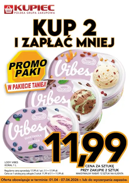 Kupiec - gazetka promocyjna Promopaki od środy 01.04 do wtorku 07.04 - strona 10