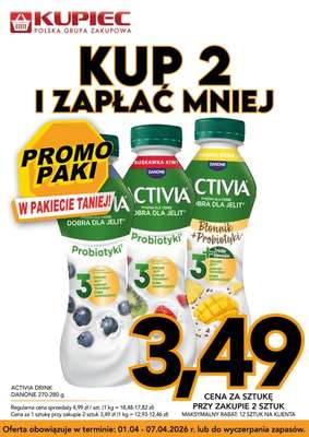 Kupiec - gazetka promocyjna Promopaki od środy 01.04 do wtorku 07.04 - strona 3