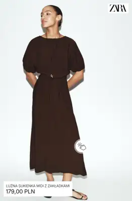 Zara - gazetka promocyjna Sukienki od środy 01.04  - strona 4