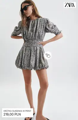 Zara - gazetka promocyjna Sukienki od środy 01.04  - strona 10