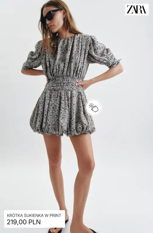 Zara - gazetka promocyjna Sukienki od środy 01.04  - strona 10