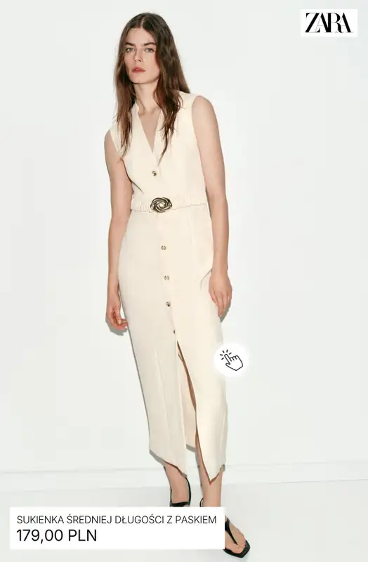 Zara - gazetka promocyjna Sukienki od środy 01.04  - strona 9