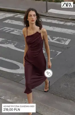 Zara - gazetka promocyjna Sukienki od środy 01.04  - strona 6