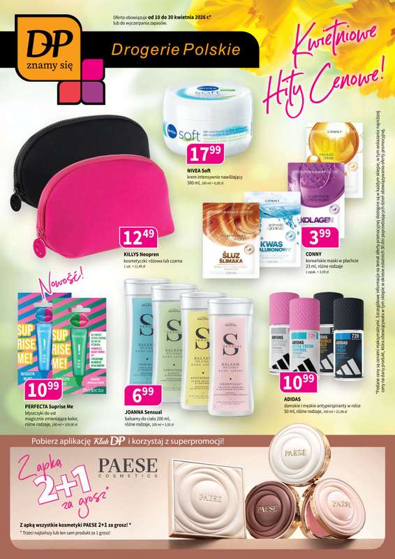 Drogerie Polskie - gazetka promocyjna Gazetka  do czwartku 30.04