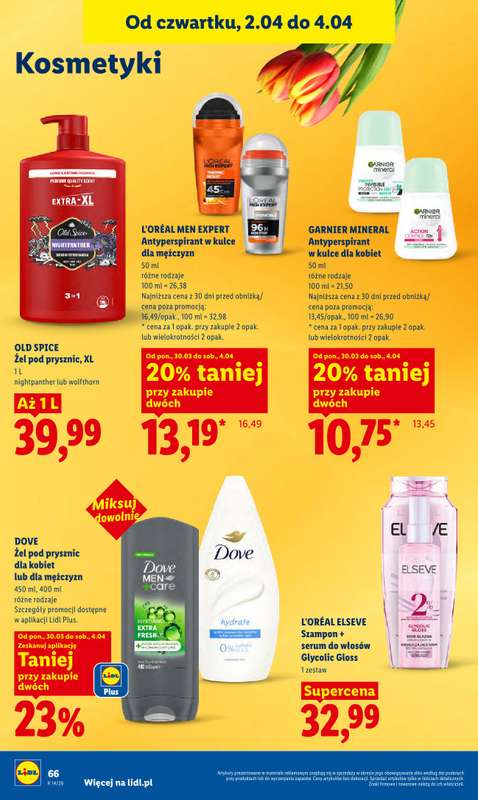 Lidl - gazetka promocyjna Oferta od czwartku od czwartku 02.04 do soboty 04.04 - strona 68