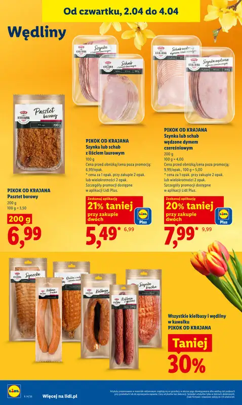 Lidl - gazetka promocyjna Oferta od czwartku od czwartku 02.04 do soboty 04.04 - strona 44