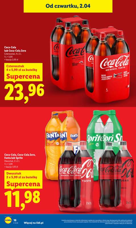 Lidl - gazetka promocyjna Oferta od czwartku od czwartku 02.04 do soboty 04.04 - strona 16